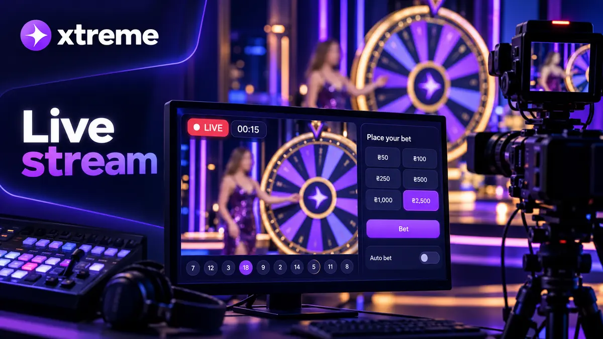 Xtreme live casino video stream by the Betgames provider