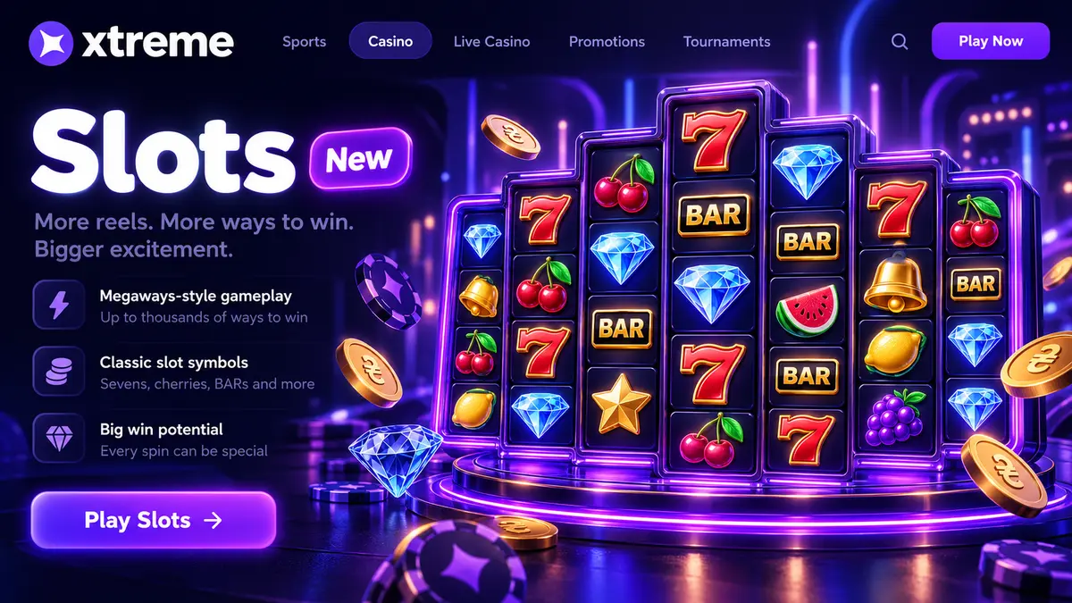 Xtreme Casino slots by providers NetEnt and Playson
